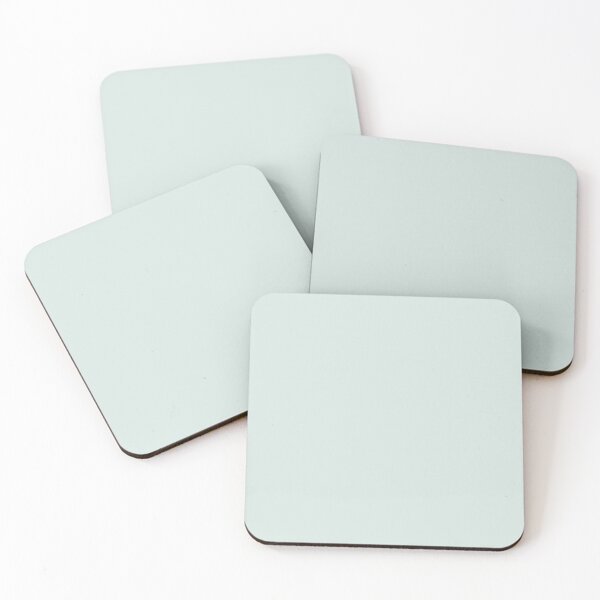Item preview, Solid Pastel Light Dusty Green Monochrome Minimal Design designed and sold by HiddenPuppets.
