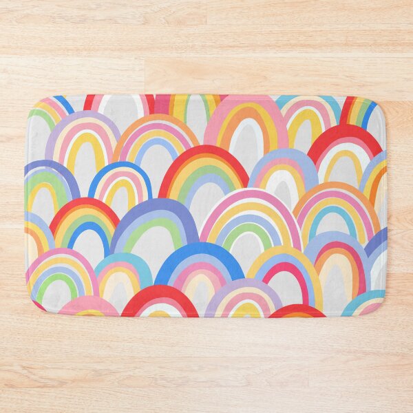 Item preview, rainbows pattern designed and sold by MartaOlgaKlara.