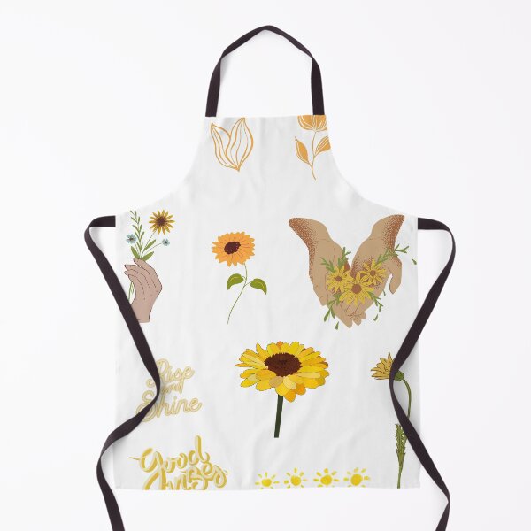 Item preview, yellow sticker pack 2 - floral theme designed and sold by SproutByAn.