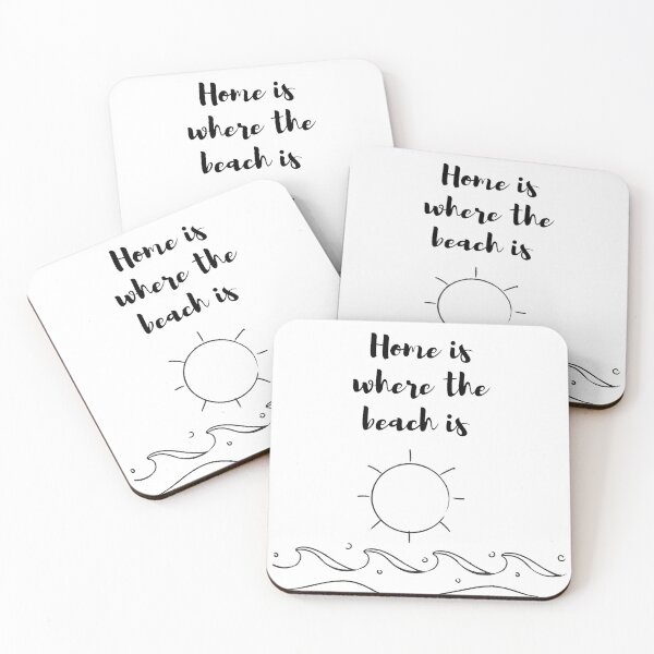 Item preview, Home is where the Beach is  designed and sold by artesiaKT.