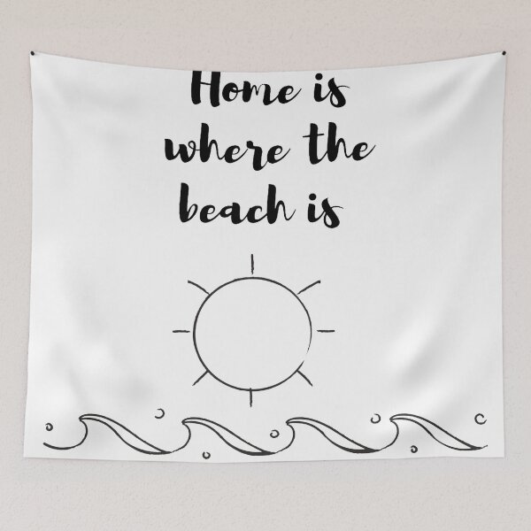 Item preview, Home is where the Beach is  designed and sold by artesiaKT.