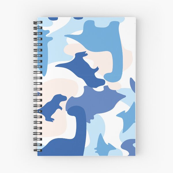 Item preview, Dinosaur Camo Blue designed and sold by Jelly Bear.