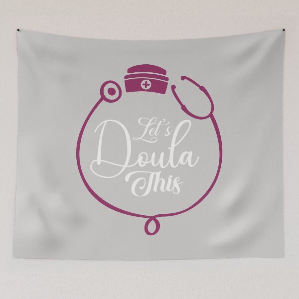 Item preview, Let’s Doula This Pregnant Midwife Birth Coach Catcher designed and sold by GINIART.