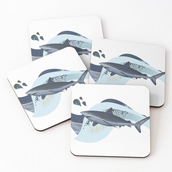 Item preview, Great White Shark watercolor illustration - Caroline Laursen Original designed and sold by Caroline Laursen.