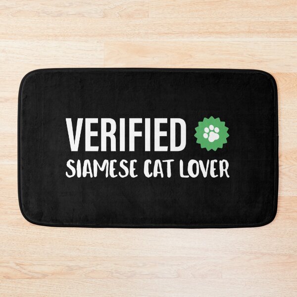 Item preview, Verified | Cat Lover | Siamese Cat designed and sold by Fluffy-Vectors.