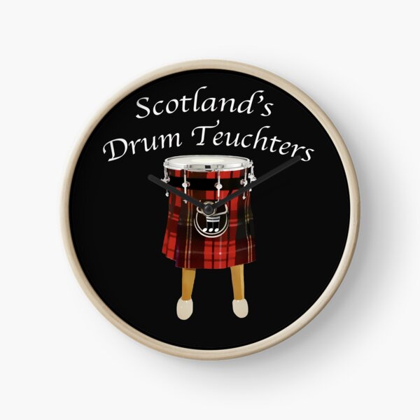 Scotland's Drum Teuchters Youtube LOGO Clock