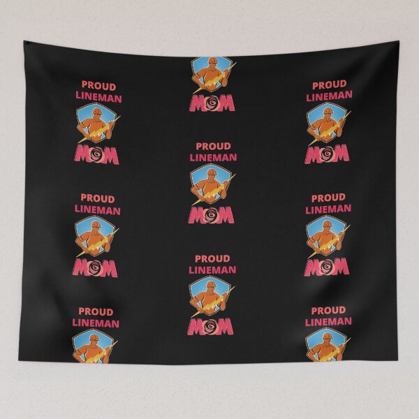Item preview, Proud Lineman Mom designed and sold by BhavyaBathla.
