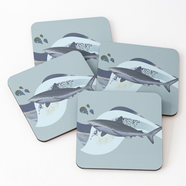 Item preview, Great White Shark watercolor illustration - Caroline Laursen Original designed and sold by Caroline Laursen.