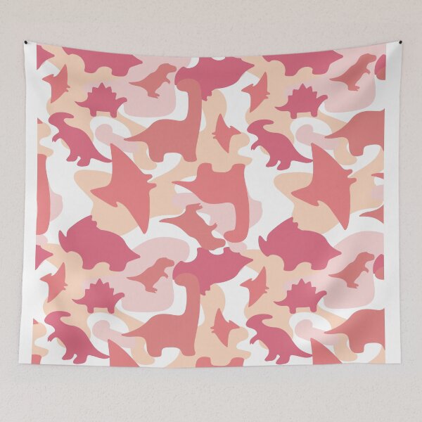 Item preview, Dinosaurs Camo Peach designed and sold by Jelly Bear.