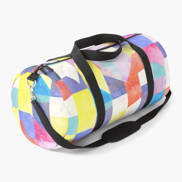 Item preview, Very Peri Watercolor Texture Collage-Artistic Geometric Print designed and sold by ninoladesign.