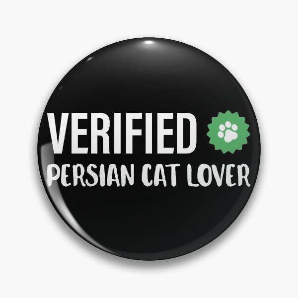 Artikelvorschau, Verifiziert | Katzenliebhaber | Persische Katze entworfen und verkauft von Fluffy-Vectors.