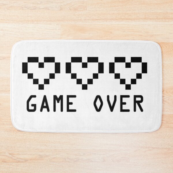 Item preview, GAME OVER (Empty Hearts) designed and sold by Sheen-Art-Fiend.