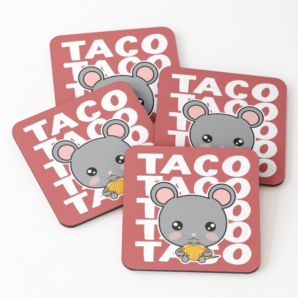 Item preview, a mouse eating taco designed and sold by samah82.