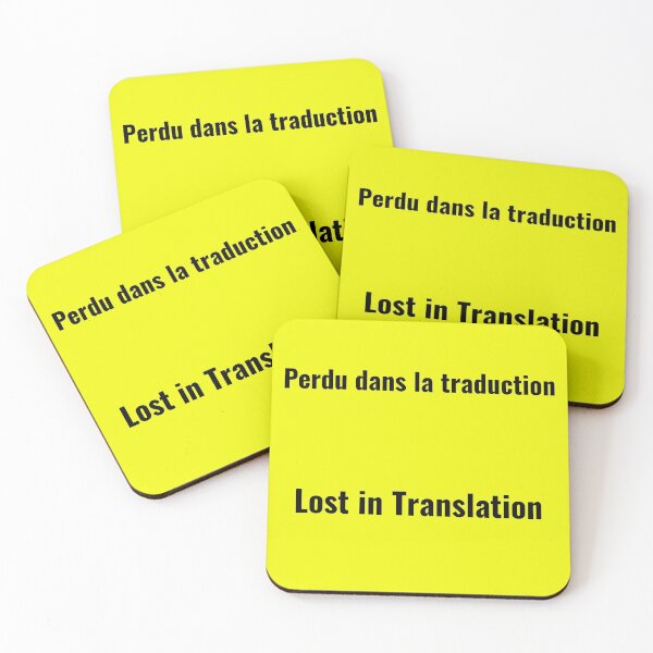 Item preview, Lost in Translation French designed and sold by MottoDigging.