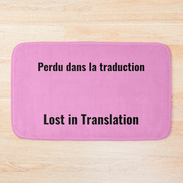 Item preview, Lost in Translation French designed and sold by MottoDigging.
