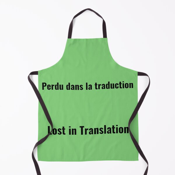 Aperçu de l'œuvre Lost in Translation Français créée et vendue par MottoDigging.