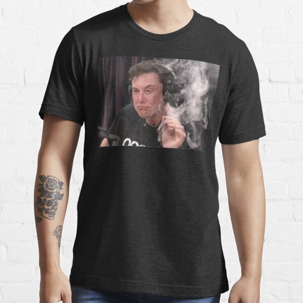 Elon Musk Smoking Weed Iconic Photo Classique T-shirt essentiel