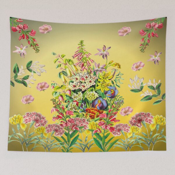 Item preview, Flowers, yellow background  designed and sold by justinbutler.