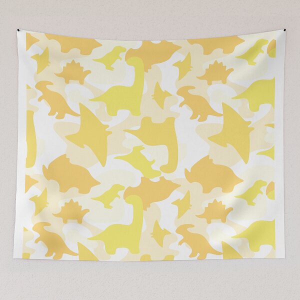 Item preview, Dinosaurs Camo Yellow designed and sold by Jelly Bear.