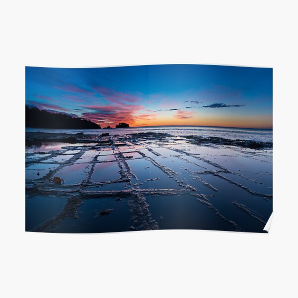 Tessellated Pavement, Tasmania Poster