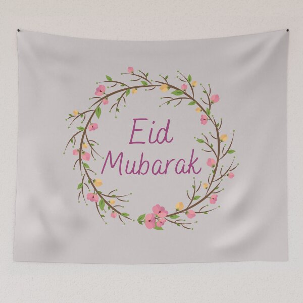 Aperçu de l'œuvre Eid Mubarak Floral créée et vendue par KayahD.