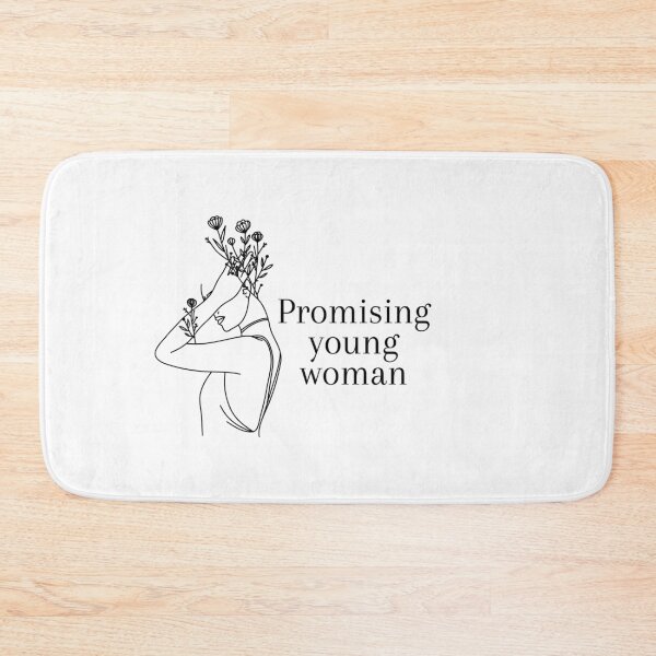 Item preview, Promising young woman - One line art flower woman - Movie Sticker designed and sold by endoemmm.