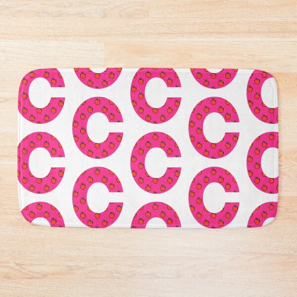 Item preview, Letter C in pink color with apple pattern designed and sold by VrajStudio.