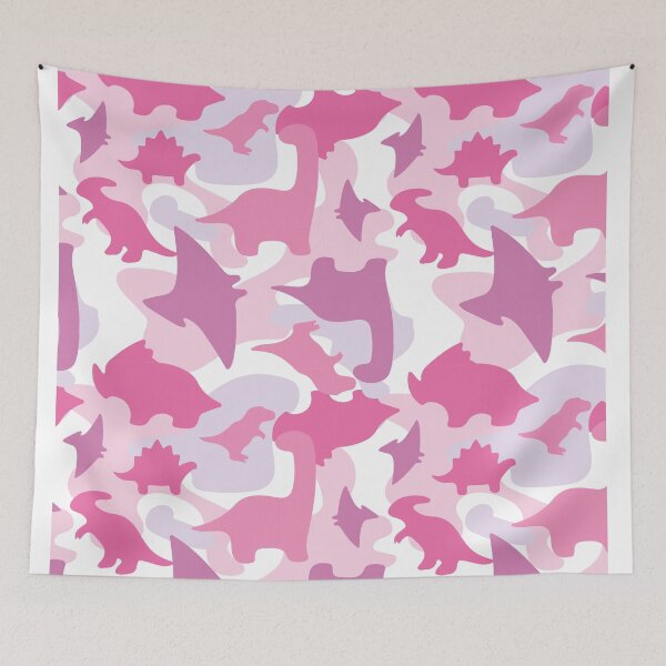 Item preview, Dinosaurs Camo Pink and Purple designed and sold by Jelly Bear.