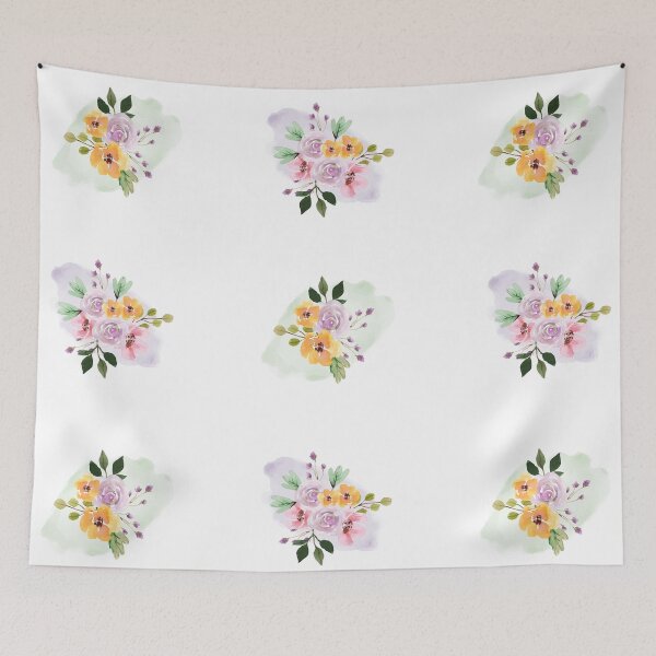 Item preview, Bujo Watercolor Florals Pack of 9 designed and sold by hashnan21.