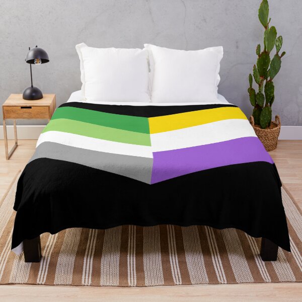 Item preview, Aro and Nonbinary Pride designed and sold by FallenFeline.