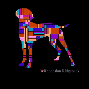 Artwork thumbnail, Rhodesian Ridgeback Tshirt Rhodesian Ridgeback Dog Shirt Tee by KDesigns85