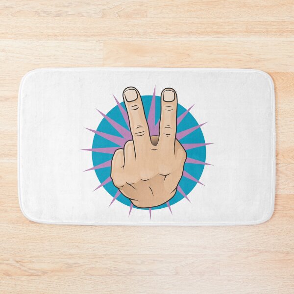 Item preview, Vintage Pop Art Style Two Fingers Up Hand Gesture Sign. designed and sold by jorgenmac.