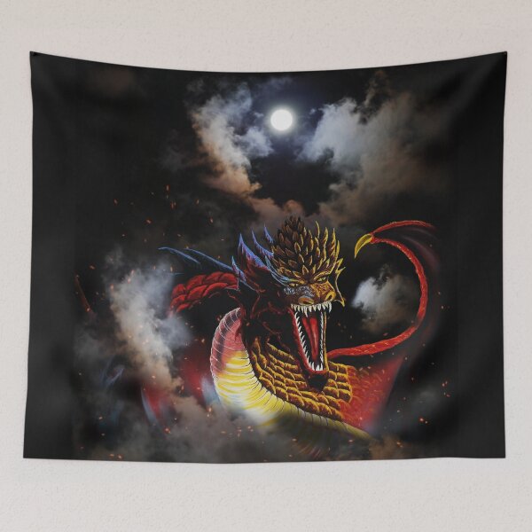 Item preview, Moon Fire Dragon Coloured Clouds designed and sold by Kim Andrews.
