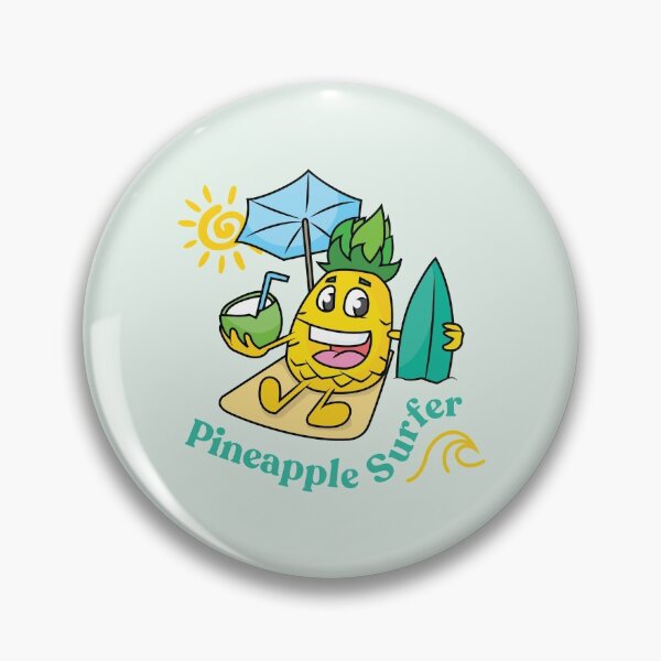 Item preview, Funny Pineapple - Drinking Coconut Pineapple Surfer designed and sold by Exertion.