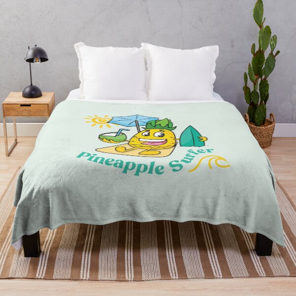 Item preview, Funny Pineapple - Drinking Coconut Pineapple Surfer designed and sold by Exertion.