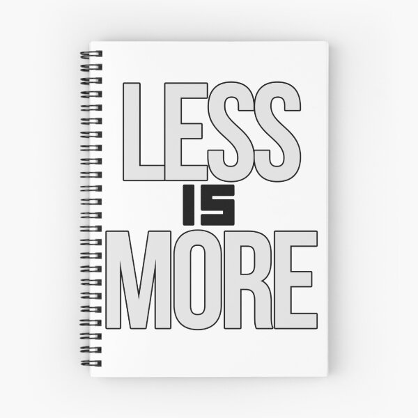 Item preview, less is more designed and sold by mildstorm.