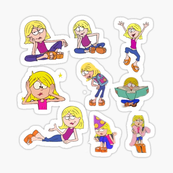 Lizzie Mcguire Cartoon sticker pack Sticker