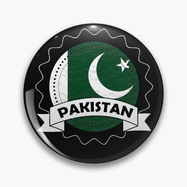 Item preview, Pakistan Emblem-Badge-Flag designed and sold by Gina-Driada.