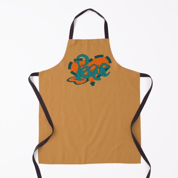 Item preview, Peace Calligraffiti Hippie Loveheart - Teal designed and sold by PATRICIA CASTILLA PEREZ.