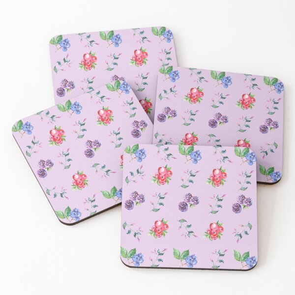 Item preview, Watercolour berries pattern designed and sold by Dolyaz.