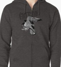 Peregrine Falcon Zipped Hoodie