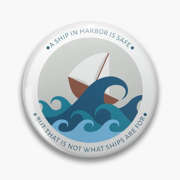 Item preview, A ship in harbor is safe designed and sold by ann-rae.