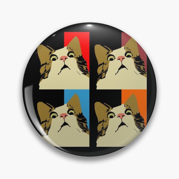 Item preview, Surprised Cat Pop Art designed and sold by goal-getter.