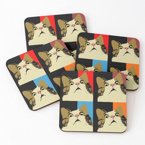 Item preview, Surprised Cat Pop Art designed and sold by goal-getter.