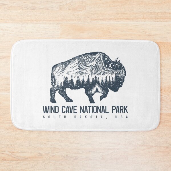 Item preview, Wind Cave National Park SD South Dakota Bison Buffalo Tee designed and sold by Capybara Clothing.