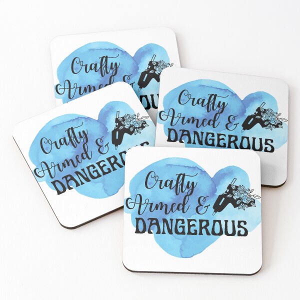 Item preview, Crafty Armed and Dangerous - Crafty Girl designed and sold by poojapatel5.