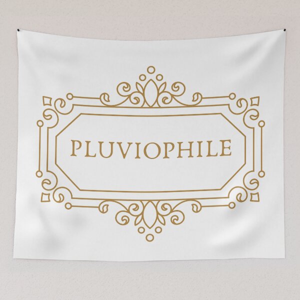 Item preview, Pluviophile - A person who loves rain designed and sold by Momo-thoughts.