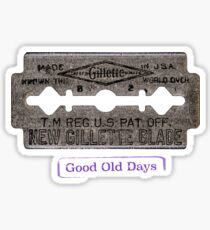 vintage razor Sticker