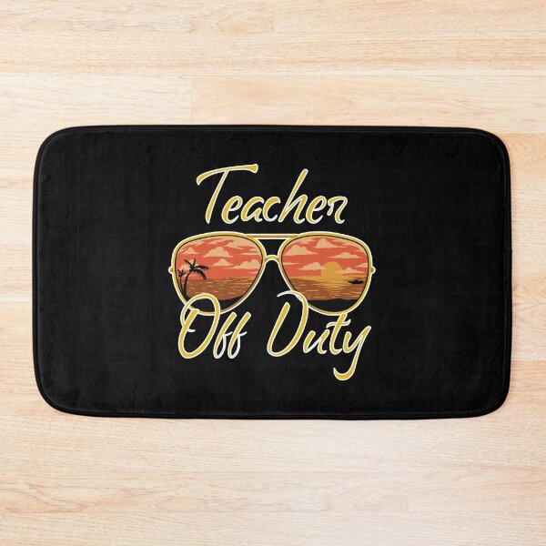 Item preview, Teacher Off Duty Sunglasses Beach Sunset,funny retired teacher gift designed and sold by Theobsessed01.