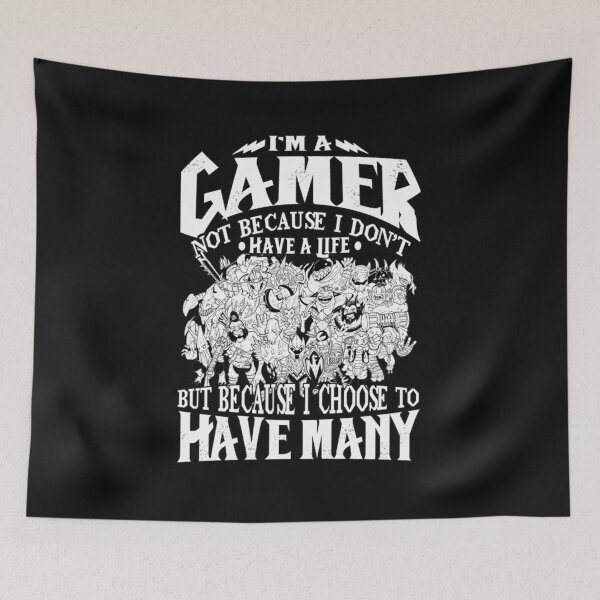 Item preview, Dota 2 Shirts I am a (DOTA) gamer. Not because I don&x27;t have a life, but because I choose to ha designed and sold by GisselleDickiM.